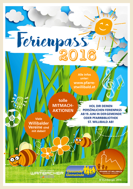 Ferienpass 2016 I Pfarrbibliothek St. Willibald
